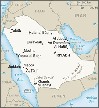 Saudi Arabia_Map