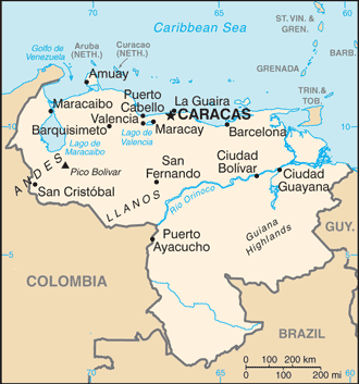 Venezuela-Map